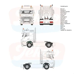 Volvo FH05 laag 4x2 Kit (EK)